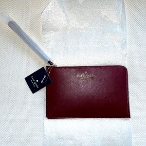 Kate Spade Wristlet in Deep Berry New With Tags